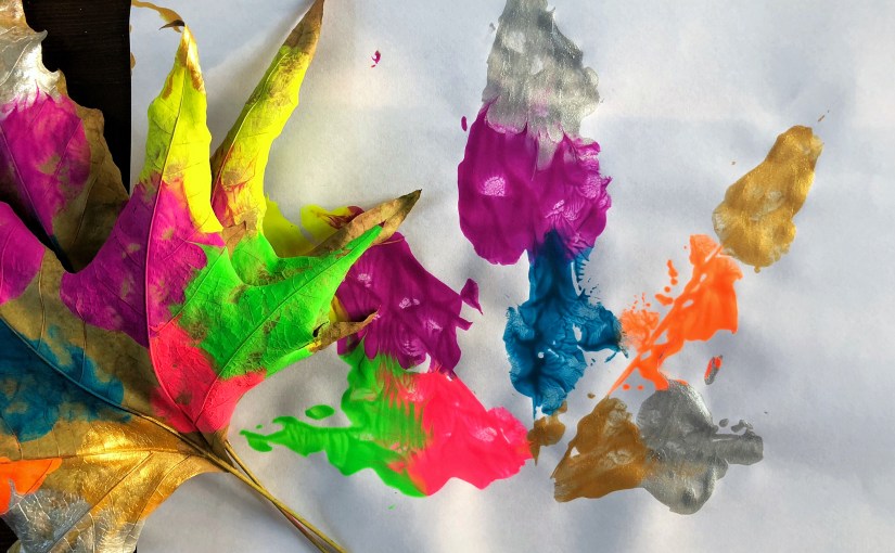 haftanın eğlencesi…neon yaprak&nbsp;baskısı